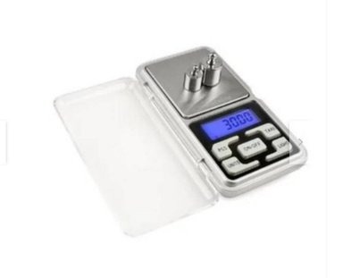 BALANZA GRAMERA DIGITAL BASCULA JOYERARIA BOLSILLO 01G 500G + PILAS - 2