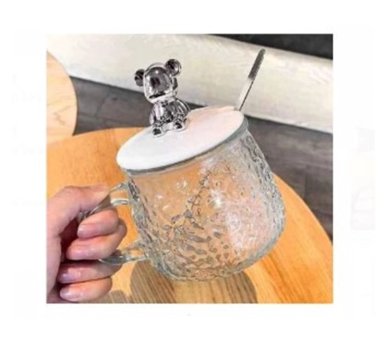 TAZAS MODELO OSITO CUCHARITA Y TAPA