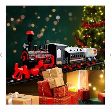 TREN BOTA HUMO CON SONIDO Y LUCES INCLUYE RIELES A1 - 2