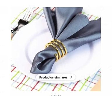 AROS DE SERVILLETAS DORADO 4 UN CALIDAD A1