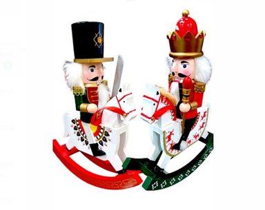 CASCANUEZ DE MADERA DE 31 CM MODELO SOLDADO CALIDAD