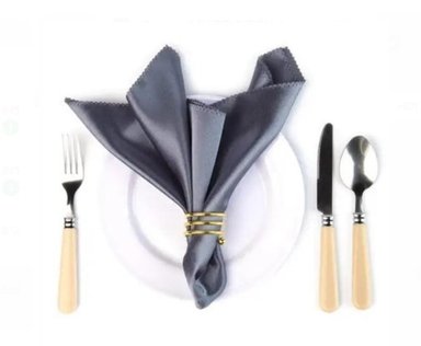 AROS DE SERVILLETAS DORADO 4 UN . DE CALIDAD A1