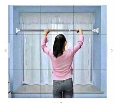 BARRA DE CORTINA DE DUCHA EXTENSIBLE PARA BAÑO 140CM A 260CM A1