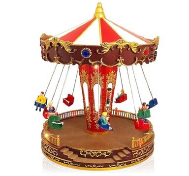 CARRUSEL NAVIDEÑO CON MOVIMIENTO MUSICAL Y LUZ DE CALIDAD A1 - 2