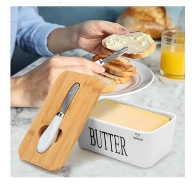 MANTEQUILLERA DE CERAMICA DISEÑO A1