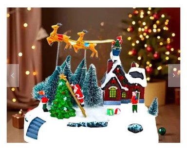 VILLA NAVIDEÑA MUSICAL Y CON CONECTOR USB Y PILAS PREMIUM A1

(