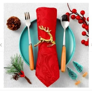 AROS DE SERVILLETAS DORADO 4 UN CALIDAD RENITO A1