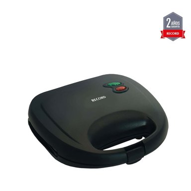 SANDWICHERA RECORD CLASSIC C/ANTIADHERENTE NEGRO