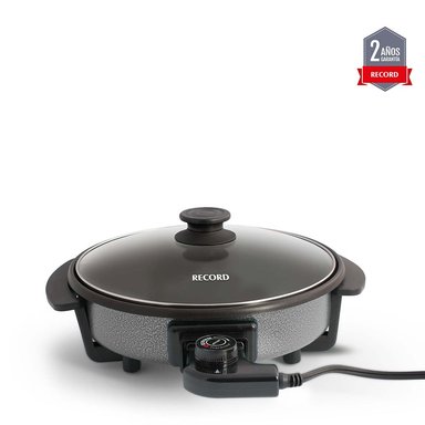 SARTÉN ELÉCTRICA RECORD MULTICOCCIÓN 30CM NEGRO