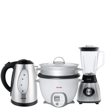 PACK HOGAR SAZÓN COMPLETA- OLLA ARROCERA + LICUADORA + HERVIDOR