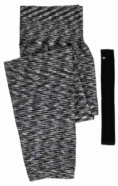 SCUNCI SPORT LEGGINS JASPEADO + BANDA NEGRA 2129603A048