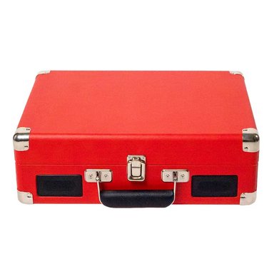 TOCA DISCOS VICTOR ELERPVTR1003 METRO DUAL BLUETOOTH SUITCASE RED ROJO - 4