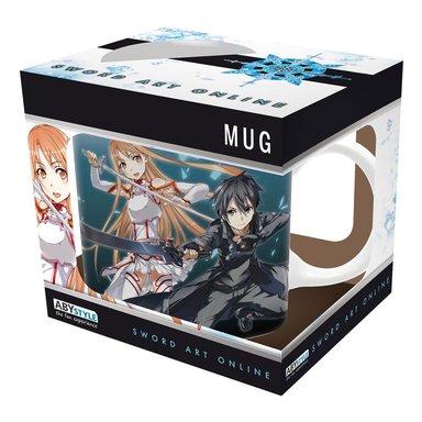 TAZA ABYSSE AMERICA DE SWORD ART ONLINE MUG 320 ASUNA/KIRITO GECUABY1230