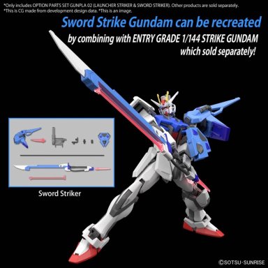MAQUETAS BANDAI DE MODELO ORIGINAL 02 OPT PARTS SET GUNPLA STRIKER/SWORD - 4