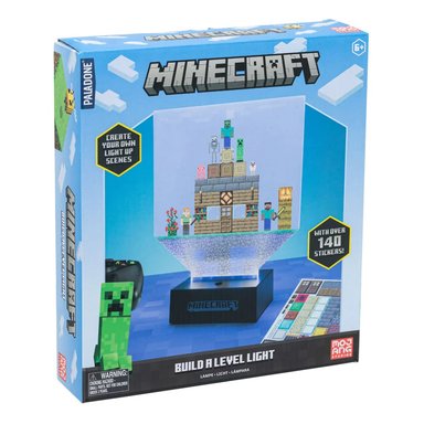 LAMPARA DE MINECRAFT BUILD A LEVEL LIGHT