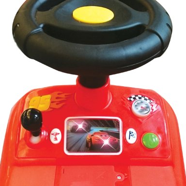 CORREPASILLOS CARRITO MONTABLE PARA NIÑOS DE RAYO MCQUEEN TURBO A TODO GAS Y PLASTILINAS - 3