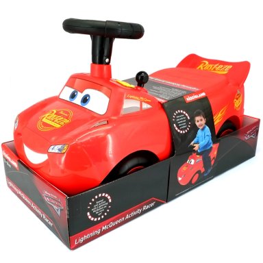 CORREPASILLOS CARRITO MONTABLE PARA NIÑOS DE RAYO MCQUEEN TURBO A TODO GAS Y PLASTILINAS - 4