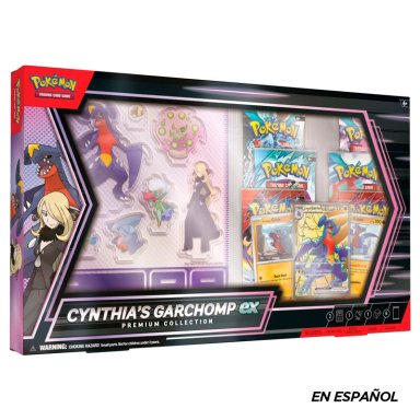 CARTAS DE POKEMON TCG CYNTHIA GARCHOMP EX PREMIUM COLLECTION SPA - 1