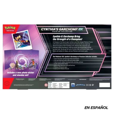 CARTAS DE POKEMON TCG CYNTHIA GARCHOMP EX PREMIUM COLLECTION SPA - 3