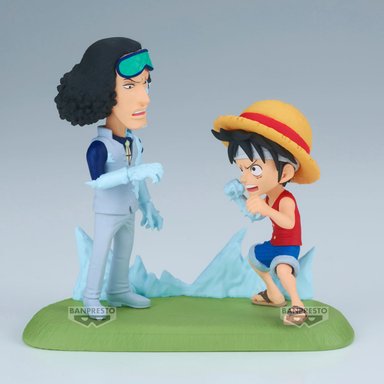FIGURA COLECCIONABLE BANDAI DE ONE PIECE WCF LOG STORIES LUFFY VS KUZAN - 3