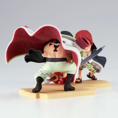 FIGURA COLECCIONABLE BANDAI DE ONE PIECE WORLD COLLECTABLE FIGURE LOG STORIES-EDWARD.NEWGATE VS SHANKS - 3