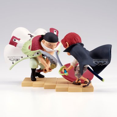 FIGURA COLECCIONABLE BANDAI DE ONE PIECE WORLD COLLECTABLE FIGURE LOG STORIES-EDWARD.NEWGATE VS SHANKS - 4