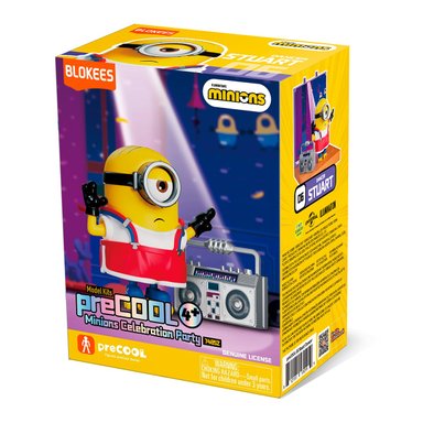 MODEL KIT DE BLOKEES MINIONS PRECOOL 02 STUART DANCER - 3