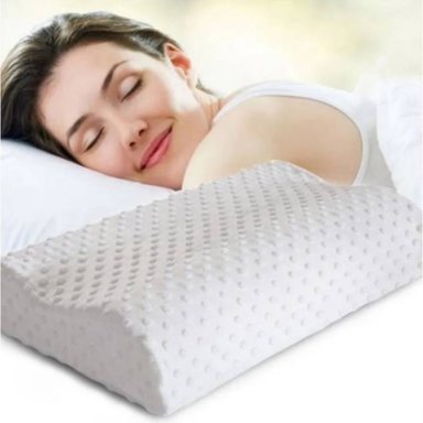 ALMOHADA BLANCO VISCOELASTICA MEMORY PILLOW FUNDA CON CIERRE