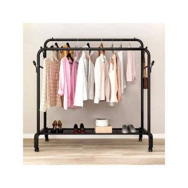 ESTANTE ORGANIZADOR ROPA PERCHERO CON RUEDAS PB