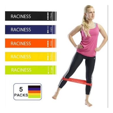 BANDAS  CERRADAS SET 5 RESISTENCIAS RACINESS - LIGAS LATEX