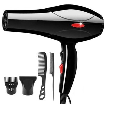 SECADOR CABELLO 5000W + PEINE Y ACCESORIOS