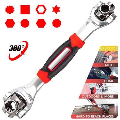 LLAVE OEM UNIVERSAL WRENCH 48 EN 1 ACERO HERRAMIENTA TUERCAS