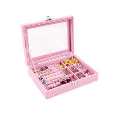 JOYERO ORGANIZADOR DE JOYAS COFRE PARA ANILLOS ARETES PULSERAS