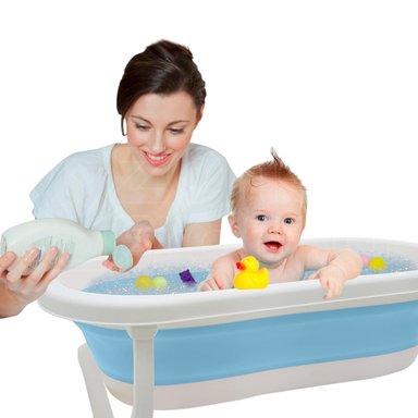 BAÑERA PLEGABLE PARA BEBES PORTATIL
