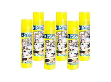 PACK 06 LIMPIADORES SCHUBERT ESPUMA MULTIUSOS DE 650 ML