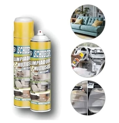 PACK 06 LIMPIADORES SCHUBERT ESPUMA MULTIUSOS DE 650 ML - 2