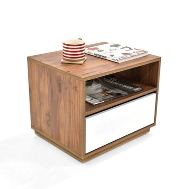 MESA NOCHE TU MESITA ANDREINA CARAMELO BLANCO