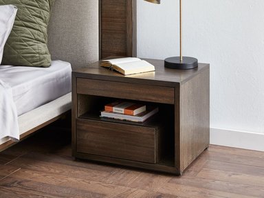 VELADOR TU MESITA MESA NOCHE CÉSAR MARRÓN