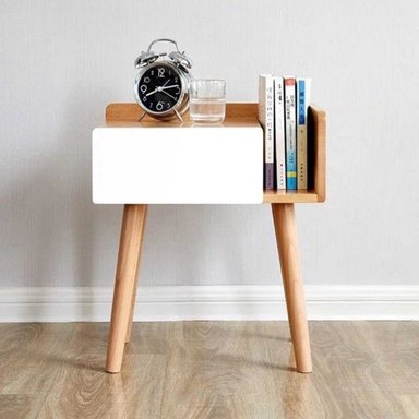 VELADOR TU MESITA VINTAGE ROMA 1 CAJÓN MARRÓN