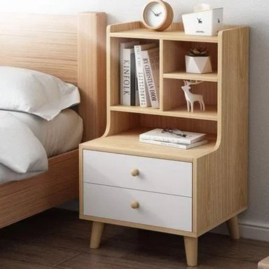 VELADOR TU MESITA VINTAGE NOAH PRÁCTICO 2 CAJONES MULTICOLOR