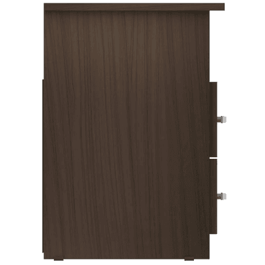 VELADOR TU MESITA MESA NOCHE MATÍAS 2 CAJONES 42X36X51 MARRÓN - 4