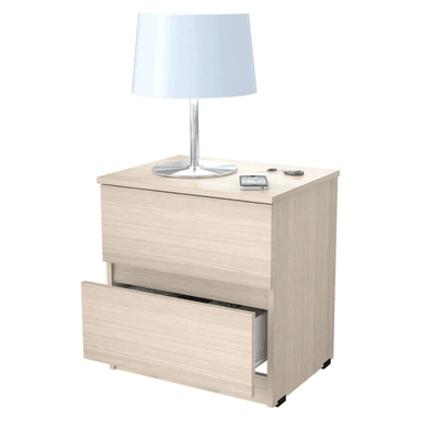 VELADOR MODERNO TU MESITA PIERINA ARENA 2 CAJONES