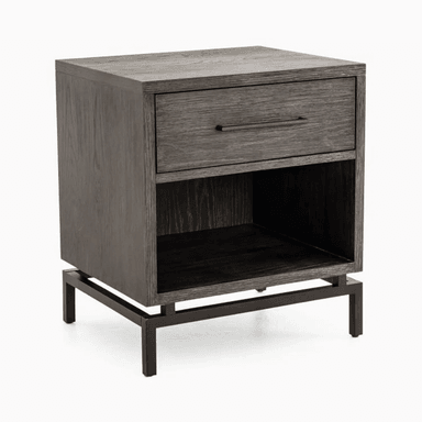 VELADOR TU MESITA CONTEMPORÁNEO MUNIVE 64CM NOGAL