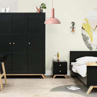 VELADOR TU MESITA CONTEMPORÁNEO TAGATA 50CM NEGRO - 2