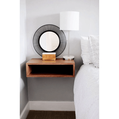 VELADOR TU MESITA FLOTANTE CONTEMPORÁNEO HERMES 41CM MARRÓN