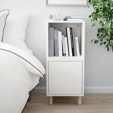 VELADOR TU MESITA MINI ESTANTE CONTEMPORÁNEO VIONET 70CM BLANCO