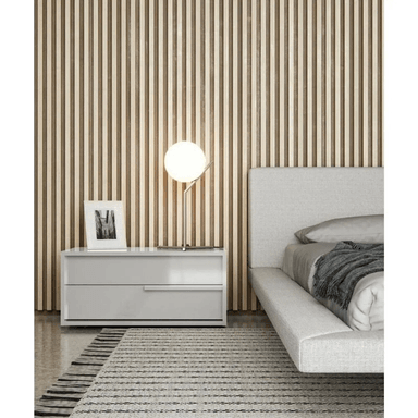 VELADOR CONTEMPORÁNEO TU MESITA BLANCO BORJA 76CM - 2
