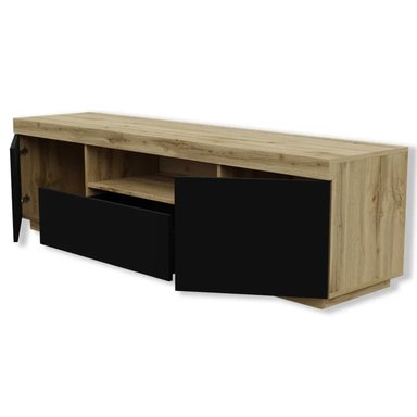 MESA DE TV TU MESITA LIBERIA MODERNA 170CM NEGRO - 3