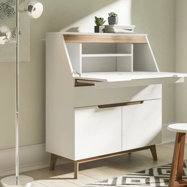 ESCRITORIO MODERNO TU MESITA NORFOLK BLANCO