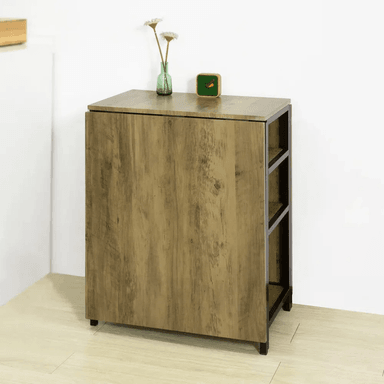 MESA DE COMEDOR TU MESITA OMÁN MARRÓN 180X60CM PLEGABLE